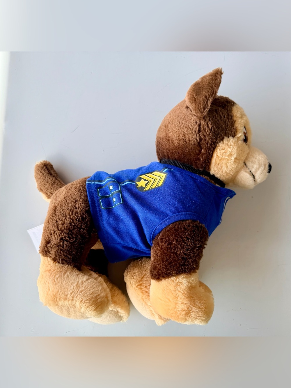Build A Bear BAB Paw Patrol Chase Dog 17" Plush With Outfit